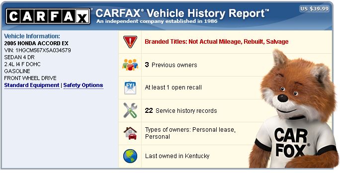 How To Get A Carfax Report For Free