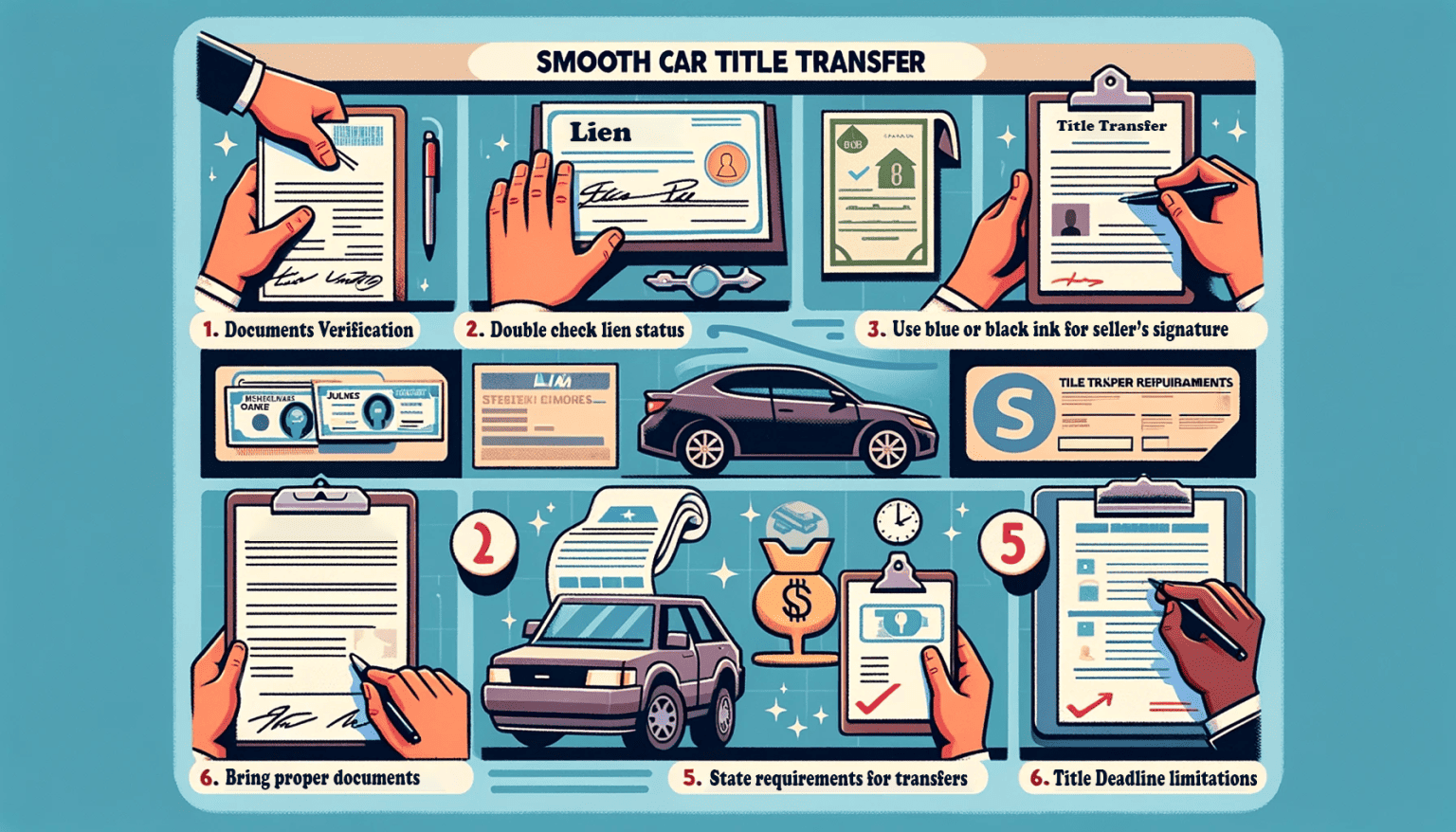 How To Sign Over A Car Title