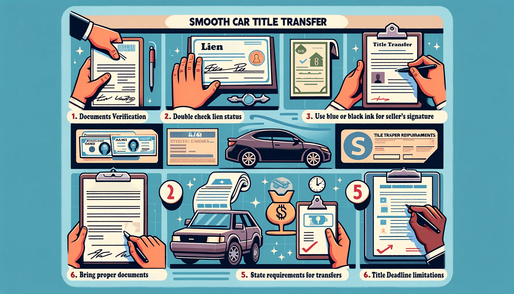 How To Sign Over A Car Title