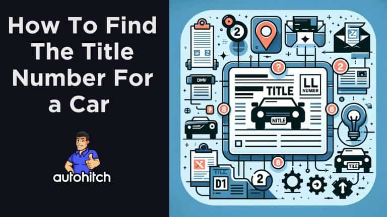 How To Find The Title Number For Car