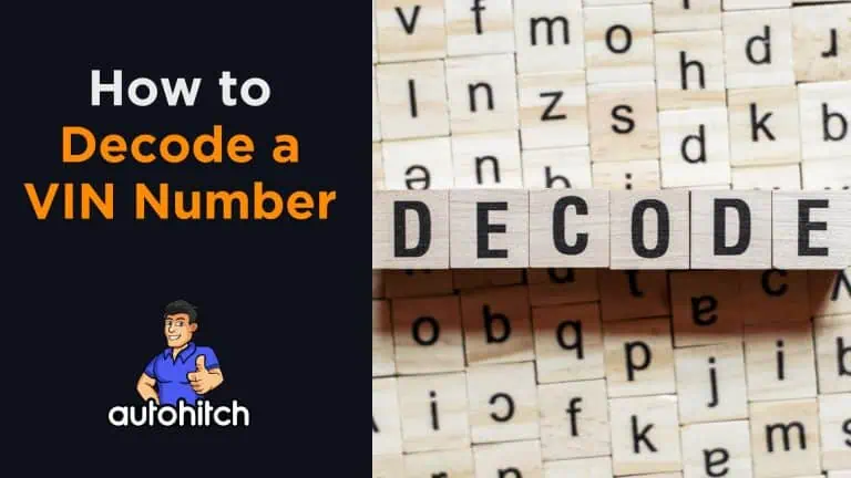 How to Decode a VIN Number