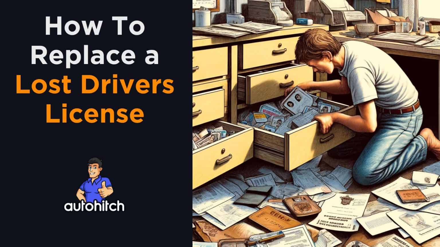 How to replace a lost drivers license 2024 