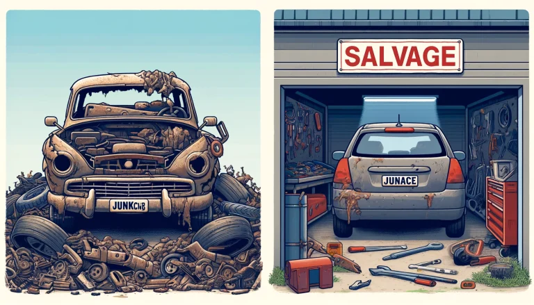 Junk Car vs Salvage Car