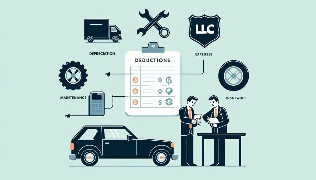 Tax implications and deductions for buying a car under a business