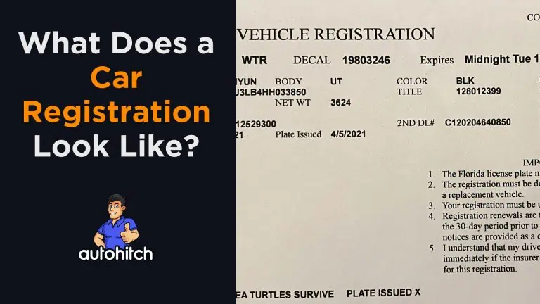 What Does a Car Registration Look Like