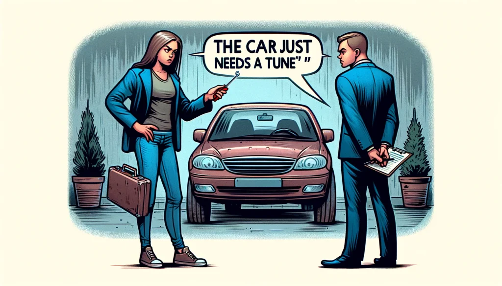 the car just needs a tune up