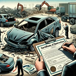 Buying a Vehicle with a Certificate of Destruction