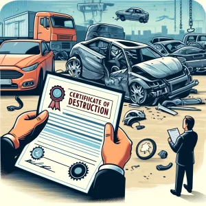 Certificate of Destruction Vs Salvage Title